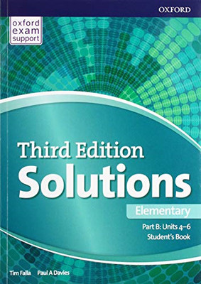 Solutions: Elementary: Student's Book B Units 4-6: Lead - Paperback / softback N