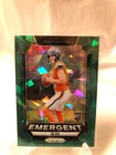 2024 Panini Prizm - Emergent Bo Nix #3 Green Ice Prizm (RC)