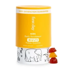 FIRST DAY Kids Daily Multivitamin Gummies 60 count **NEW SEALED** Exp. 06/2026