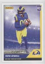 2021 Panini NFL Sticker & Card Collection Tutu Atwell #94 Rookie RC 7l6. rookie card picture