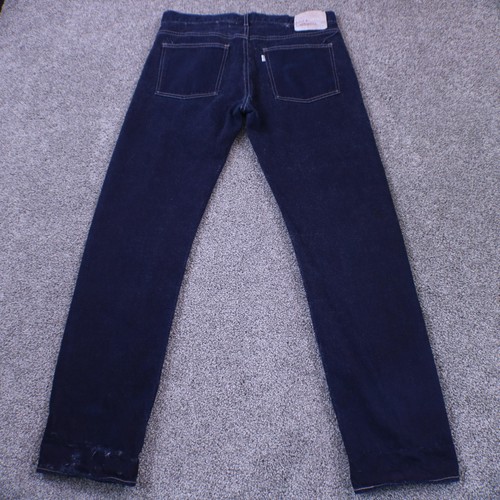 Levis CALIFORNIANS 5 PKT STRT RIGID Style #39997 Selvedge Wool Blend Mens Blue - Picture 5 of 24