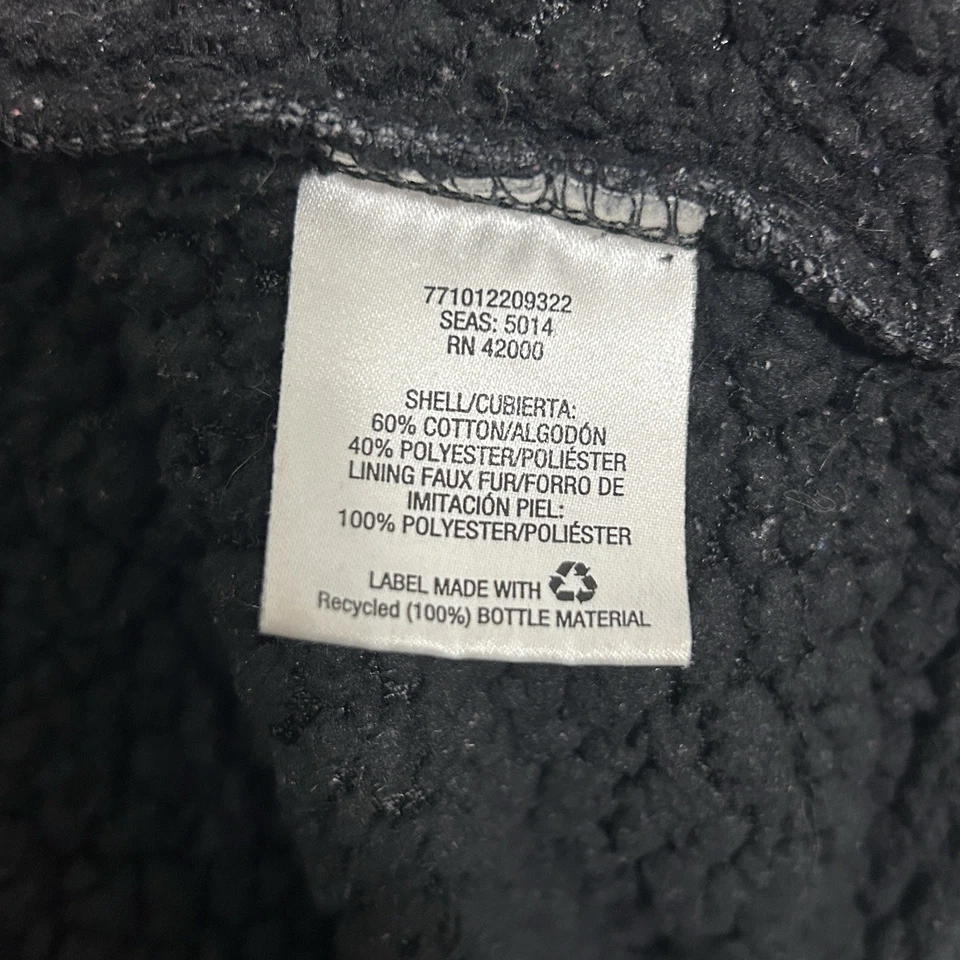 Vintage Y2K Route 66 Mens XL Sherpa Full Zip Hoodie Tribal Grunge Goth AOP - Image 3 of 4