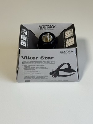 Nextorch Viker Star Kopflampe LED 3xAA 225 Lumen 3 Modi Neu Ovp Stirnlampe