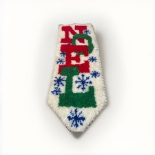 Vintage Christmas Noel Door/Wall Hanging Latch Hook 36" x 13"