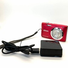 Nikon COOLPIX A100 Red Compact Digital Camera Tested Excellent Condition