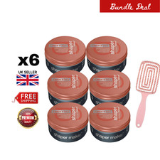Image of 6 x Osmo Shaper Maker 100ml with Hair Brush Bundle – Flexible Hold & Shine!