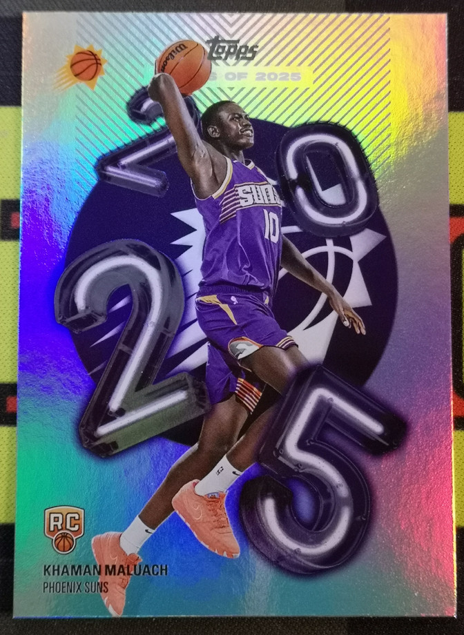 Khaman Maluach 2025-26 Topps Basketball Silver Class Of 2025 1st Round Pick RC