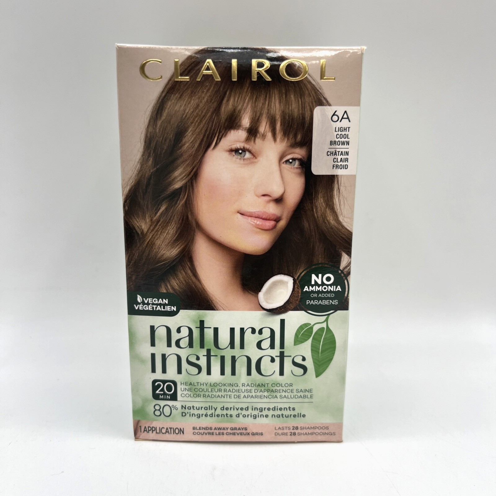 Clairol Natural Instincts 6A Light Cool Brown 1 Pack