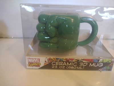 Incredible Hulk Ceramic 3D Mug 23 Oz 680 ML Marvel Fist  New In Box
