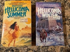 BRIAN ALDISS: Helliconia Summer+Helliconia Winter Lot Of 2 VTG SciFi Paperbacks
