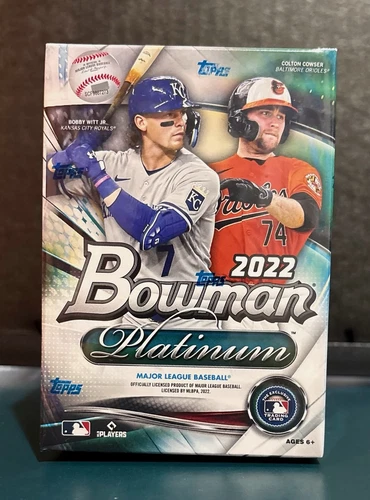 2022 Bowman Platinum Baseball Factory Sealed Blaster Box - 8 Packs - MLB
