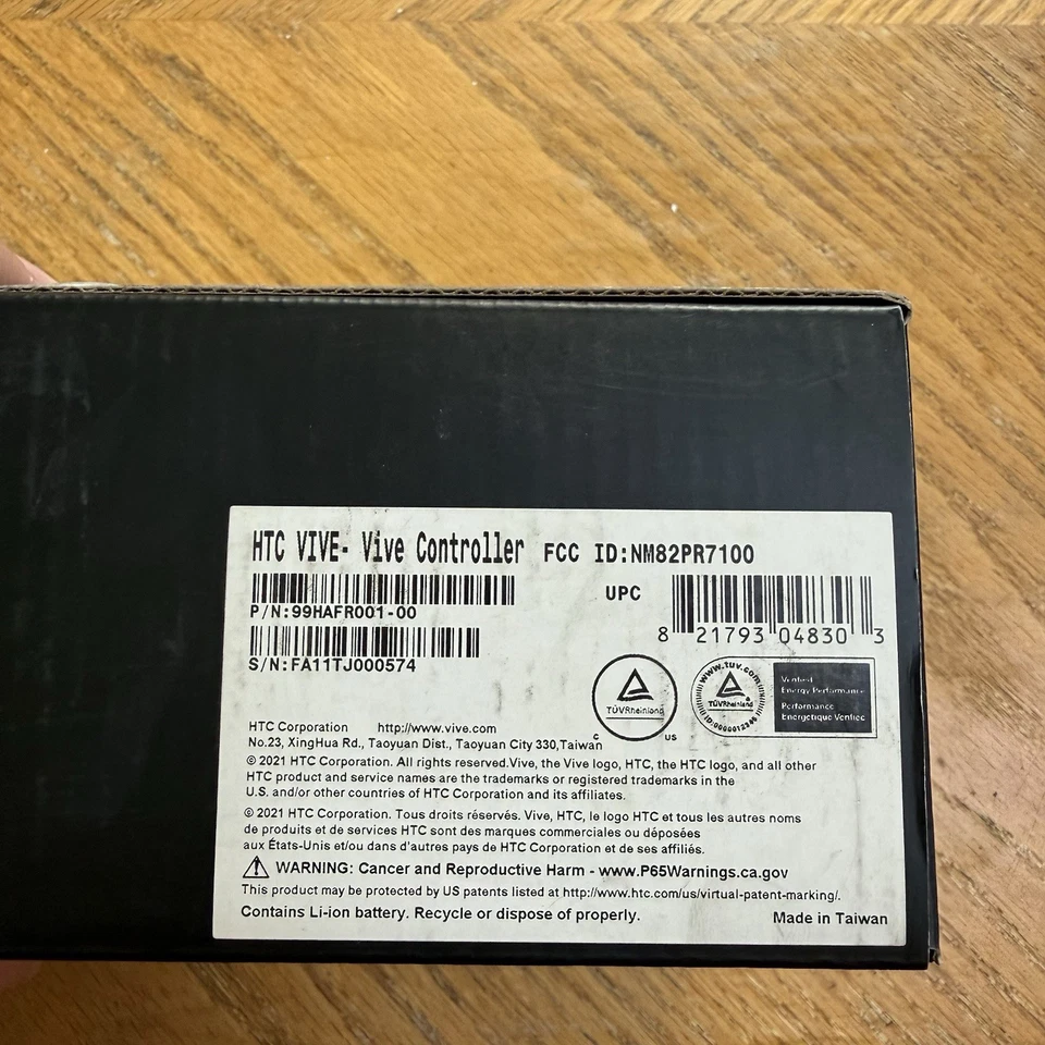 HTC Controller for VIVE / VIVE PRO VR Wand #99HAFR001-00  OEM Charger SEALED NEW - Image 4 of 4