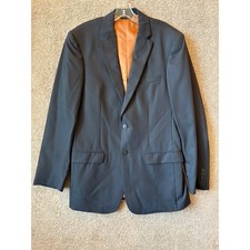 Jos A Bank Joseph Suit Jacket Mens Navy Blue 100 Wool Slim Fit Blazer