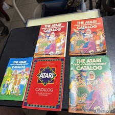 1980-1981 Atari Video Computer Catalog Lot Of 5