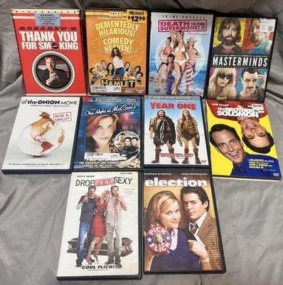 Lot of 10 Dark Comedies DVDs Good Condition 90s/00s Hamlet 2/Election/and More