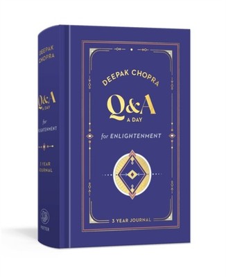 Q&A a Day for Enlightenment A Journal by Deepak, MD, M.D. Chopra (Hardback Book)
