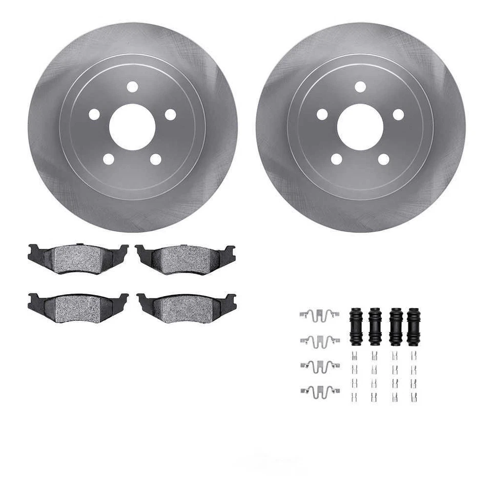 Disc Brake Pad and Rotor / Drum Brake Shoe and Drum Kit fits 1990 Dodge Daytona - Image 2 of 2