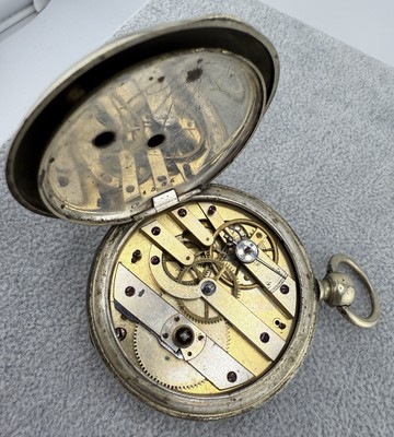 Sterling Silver M.J. Tobias & Co. Liverpool Pocket Watch - 106.4g* 
