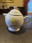 NEW Vintage Fiestaware Warner Bros Tweety “De-wicious” Large White Teapot Fiesta