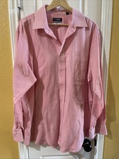 Chaps Pink Dress Shirt 17 Neck 34/35 Sleeve