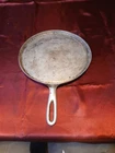 Rare Wagner Ware Sidney -0- S Griddle Cast Iron Sits Flat Seasoned 8"