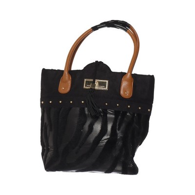 Ricarda M, Handtasche, Damen, Schwarz, Zebra, 28, 13, 30 cm #5lu