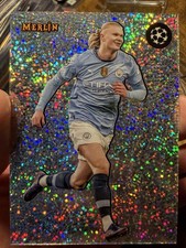 Topps 2024-25 Merlin UEFA Erling Haaland Manchester City The Shiny S-1 Soccer