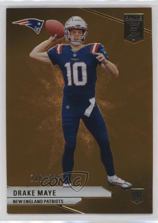 2024 Panini Donruss Elite Rookies Orange /399 Drake Maye #185 Rookie RC