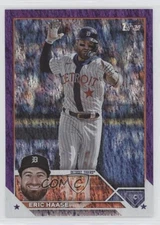 2023 Topps Series 2 Retail Purple Foil /799 Eric Haase #591 0x1j