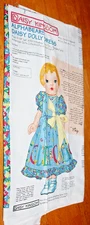 Daisy Kingdom ~ "ALPHA BEARS" DAISY DOLLY CUT/SEW DRESS for 17-19" Dolls #3531