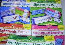 Creative Teaching Press Build A Skill Instant Books (K-1) Homeschool Lot of 5