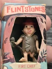 Vintage MARX Toys TV Tinykins Figurines- Flintstone's FIRE CHIEF- NOS in Box