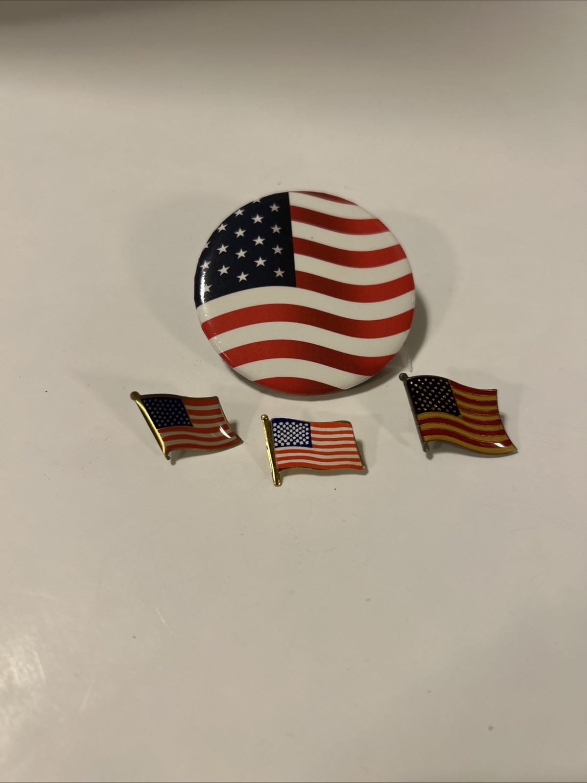 Vintage American Flag Pin Lot