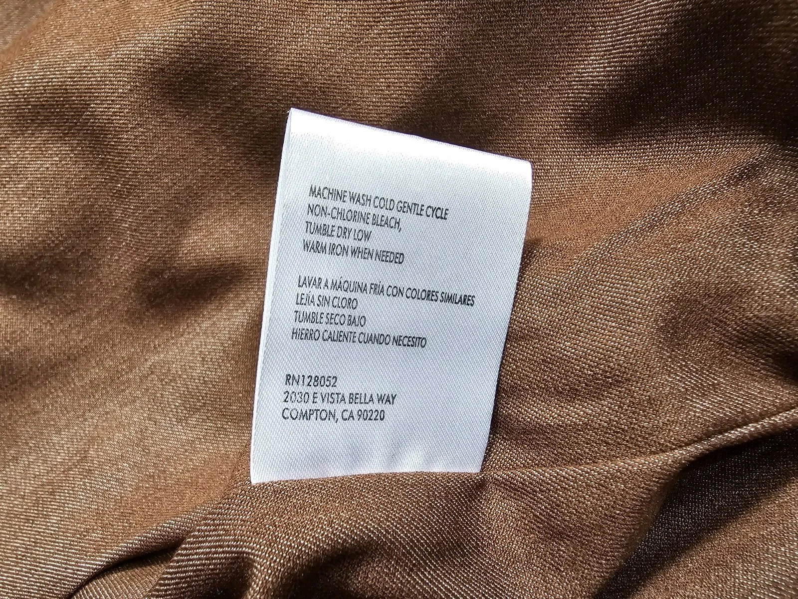 C'est Bon Work Jacket Burnt Orange Zip Up Men's SZ XL Urban Mod Work Chore Nwt - product detail image 15
