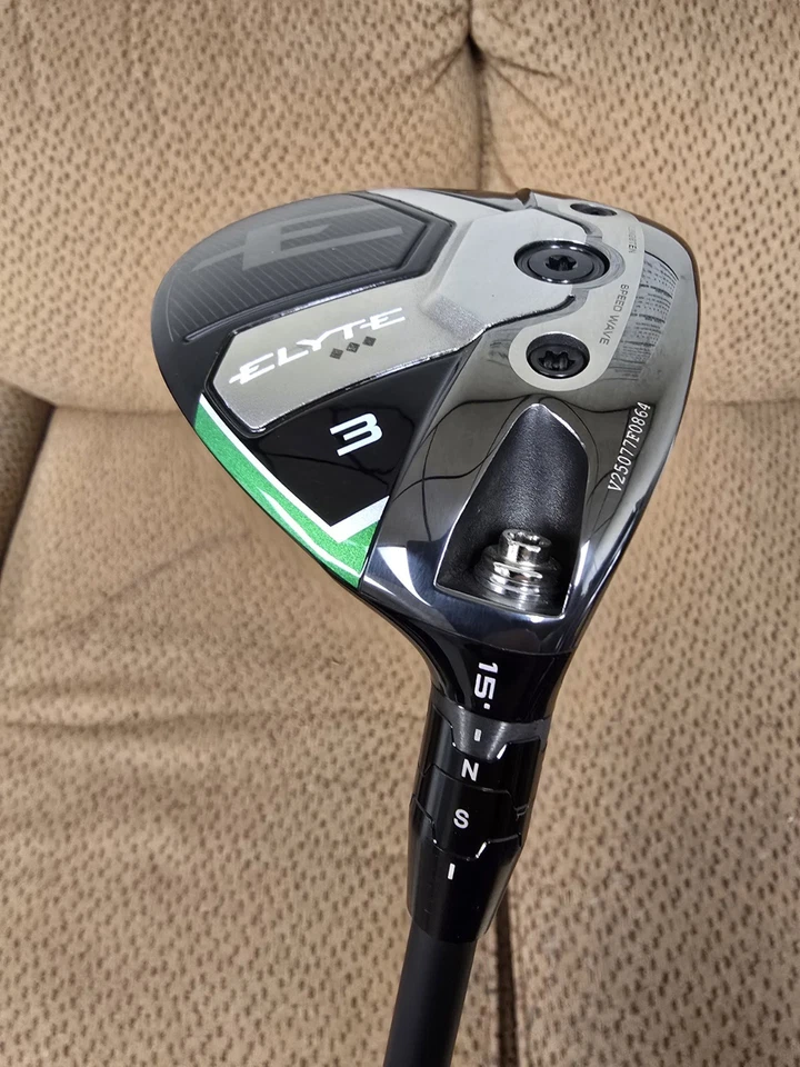 Bonito Callaway Elyte Triple Diamante 3 Madera 15* Tensei 1K Negro Eje Rígido 75g Derecha Foto 2 de 4