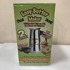 Easy Butter Maker (2 Stick Capacity) Oil & Butter Stovetop Cooking Infuser