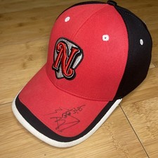 YOUTH autographed Nashville Sounds Signed MiLB Structured Strapback Hat Cap VG