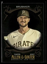 2021 Topps Allen & Ginter X #182 JT Brubaker RC