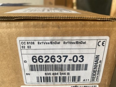Heidenhain Reglereinheit CC 6108/ 8R TNC640 662637-03 NEU Verpackung geöffnet