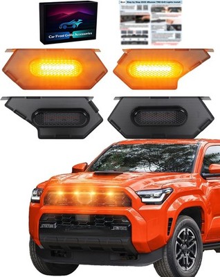 Front Bumper LED Grill Lights for 2025 2026 Toyota 4Runner TRD Sport TRD Offroad