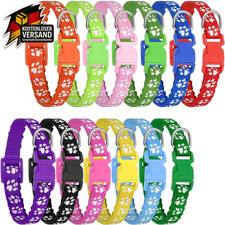 Verstellbares Welpenhalsband Set aus Nylon mit reflektierenden Farben für kleine