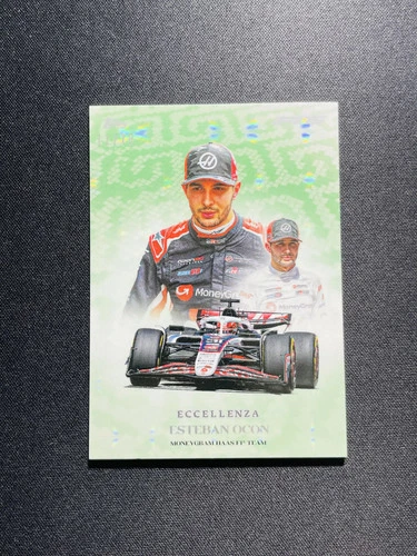 2025 Topps Eccellenza F1 Trionfo Esteban Ocon 11/75 Green JS72