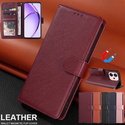 Flip Leather Wallet Phone Case For OPPO Reno 15 Pro 14F 13F 11F Find X8 X3 X5