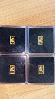 4x Gold Barren 1 g Goldbarren Leopard 2026 200 Dalasis – Au 999 9 Gambia
