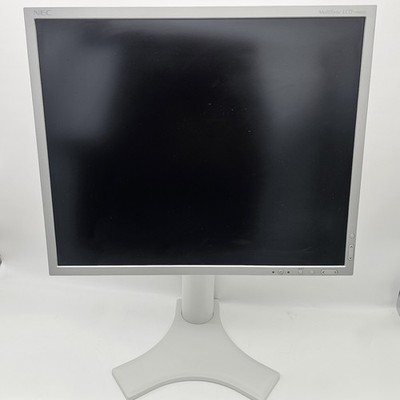 NEC MultiSync LCD1990SXi 19'' LCD Monitor DVI-D VGA Retro Working GOOD w/ Stand