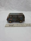Vintage 1970's Tonka Pressed Steel Blue Van 5" For Parts/Repair