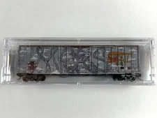 MTL Kansas City Southern KCS 130279 Weathered/Graffiti N 50' Rib Box Car Biplane