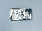 1974 International Silver Ingot Co. ☆☆Rare Vintage☆☆ 1 Oz .999 Silver Art Bar