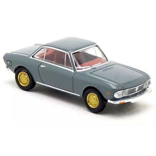 Lancia Fulvia Coupe 1970 Dark Grey 1:87 Brekina Auto Stradali -D- Neues Modell-image