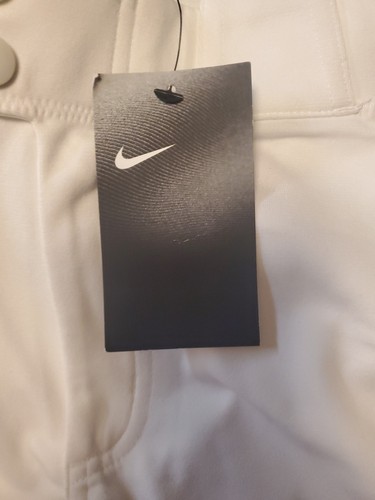 NEW 9 Prs. Nike Softball Pants W White Select 3/4 Knickers AV6642-100 Size LG. - Picture 3 of 6
